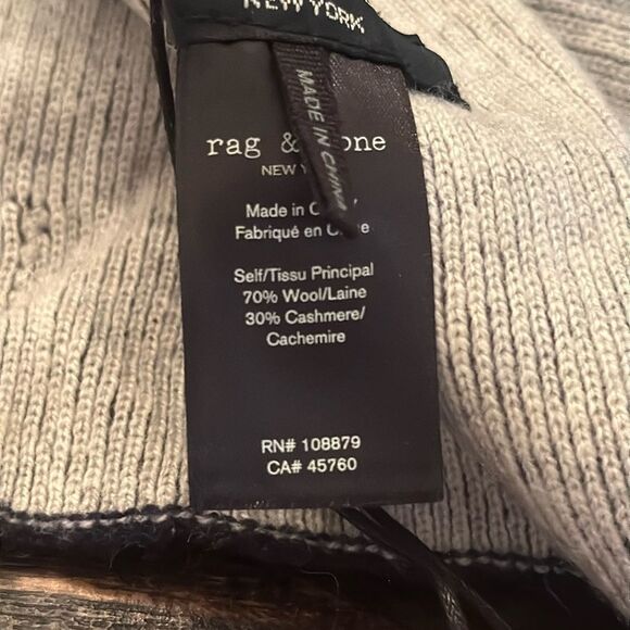 NWT rag & bone Finch Cashmere Scarf - Picture 6 of 6